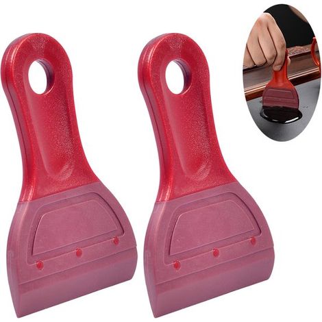 Limpiador extra pequeño - con hoja de goma suave - tamaño mini de 2 pulgadas - para limpiar pantallas de escritorio - paquete de 2 (1/5)