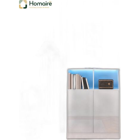 Flur- Garderobenschrank weiß aus MDF 70 x 35 x 180 cm HOMAIRE (1/5)