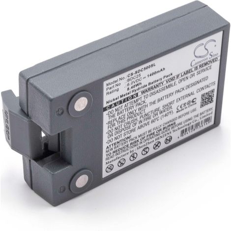 vhbw 1x Akku kompatibel mit Sokkia Set 5F Total Stations Lasermessgerät, Messgerät (1400 mAh, 6 V, NiMH)