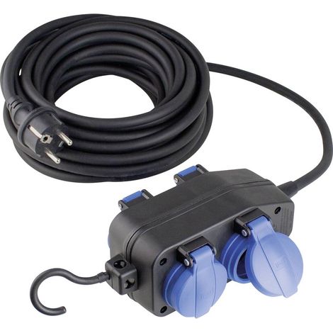 AS Schwabe 60673 Alimentazione Prolunga Nero 5 m H07RN-F 3G 1,5 mm²