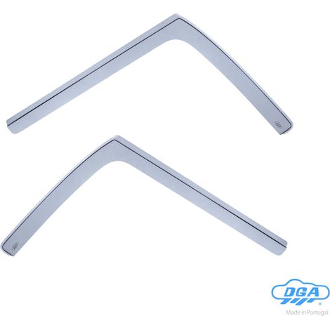Set deflettori aria anteriori ad incastro, tipo lungo - compatibile per Man TGE (04/17) - Volkswagen Crafter (01/17)