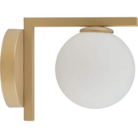 Applique Andy oro-beige sfera bianca 1xG9 12W Sigma (1/2)