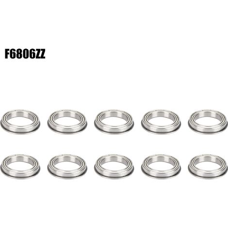 Roulement À Billes - Acier Chromé Haut Carbone - Joint Étanche Double Face 2Z - Fixation Par Bride - F6803ZZ À F6806ZZ (1/5)
