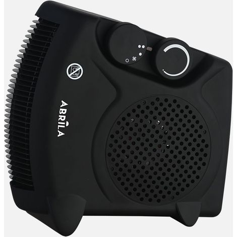 Ventilo-chauffeur électrique HOPI 2000W Noir 24,5x11,5x24,5cm