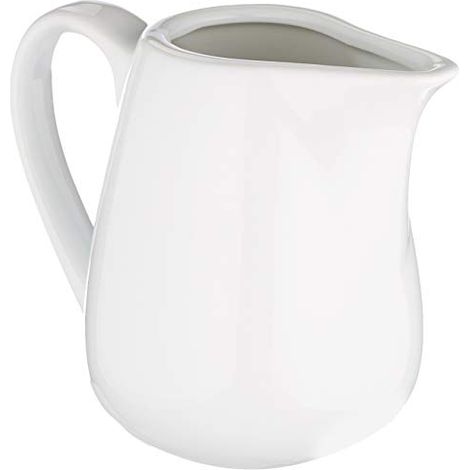 Lattiera in porcellana - Vesuvio bianca - Capacità: 27.5 cl (1/4)