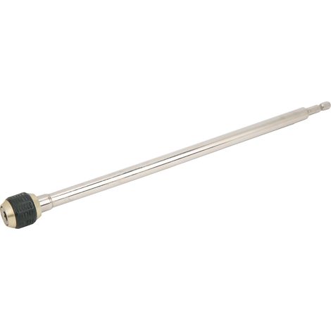 Pop-out hex shank quick-change connector for electric drill, three-jaw jack to 1/4" internal hex self-locking connecting rod, 300mm. (1/5)
