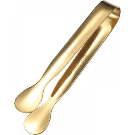 Mini-Zange (11 cm), kleines Servierbesteck, hochwertige Zuckerzange aus Edelstahl, ideal für Tee, Kaffee, Eiscreme, Buffets und zum Kochen
