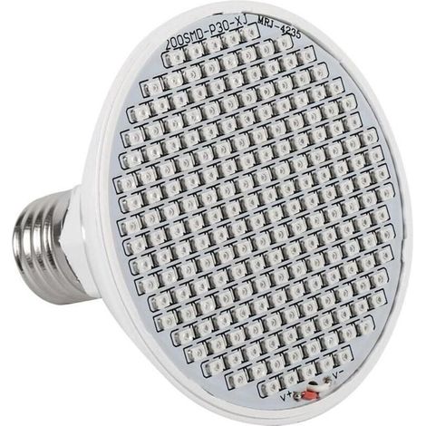 E27 24W 85V-265V 200 LED Pflanzenlampe für Aquakultur und Hydrokultur mit 120° Abstrahlwinkel › Garten › Gartenarbeit › Gewächshaus- und Anzuchtzubehör › Lampen ›