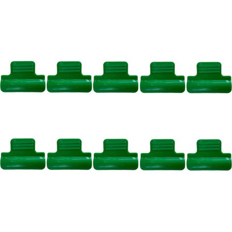 Attaches de serre pour plantes, supports de jardin, anneaux en plastique pour filets, pinces de fixation pour ombrage et structure
