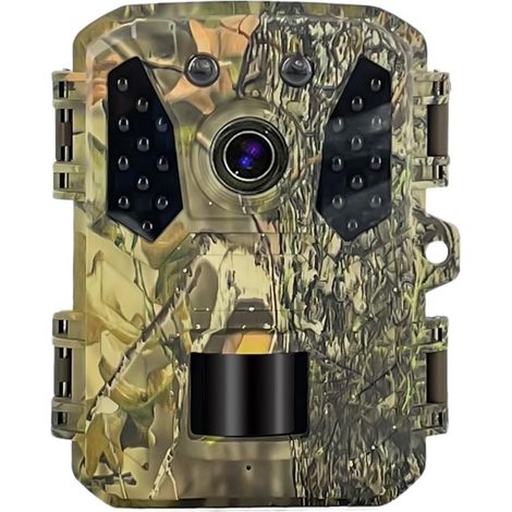Caméra Faune Sauvage Mini Caméra De Chasse 32MP 1080P Wild Trail Camera Infrared Night Vision Outdoor Motion Activated Scouting 0.2S Trigger Photo Trap Fiable Précise(Regular Style) (1/5)