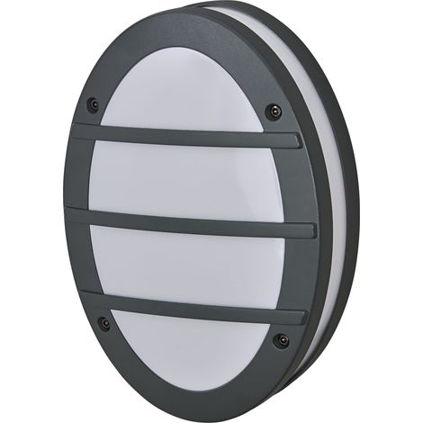OSRAM Luminaire extérieur ENDURA CLASSIC ORBICK W, applique murale, E27, gris foncé, aluminium, installation facile et rapide, diffuseur dépoli, classe de protection IP65, utilisation en extérieur (1/4)