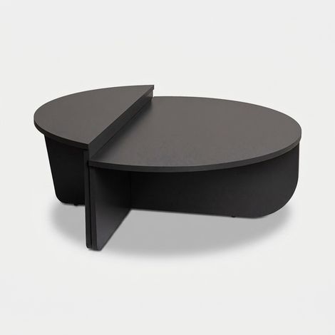 Couchtisch aus Holz "Orion" 90 x 60 x 30 cm - Anthrazit (1/4)