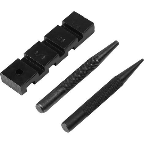 Kit Professionnel de Réparation de Lien de Chaîne Disjoncteur de Chaîne de Scie de Poche Tronçonneuse à Chaîne Outils de Réparation Pré-réglage Poinçon de Briseur de Chaîne de Barre de Tronçonneuse (1/5)