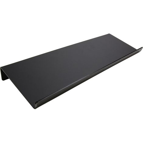Support de clavier incliné en acrylique, rebord avant bas, finition polie, rehausseur de clavier pour bureau, noir (1/5)