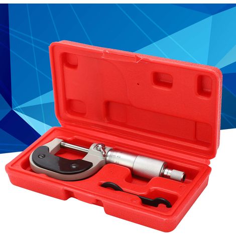 Außenmikrometer 0-25 mm, Mikrometerschieber, Schraubenmikrometer, 0,01 mm Messschieber. (1/5)