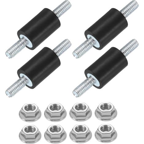 4Pcs Supports En Caoutchouc M4 x 10mm 15 x 10mm (1/5)