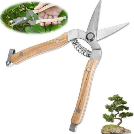 Garden Secateurs - BRAND - Model - Stainless Steel - Ergonomic Handle - Safety Lock