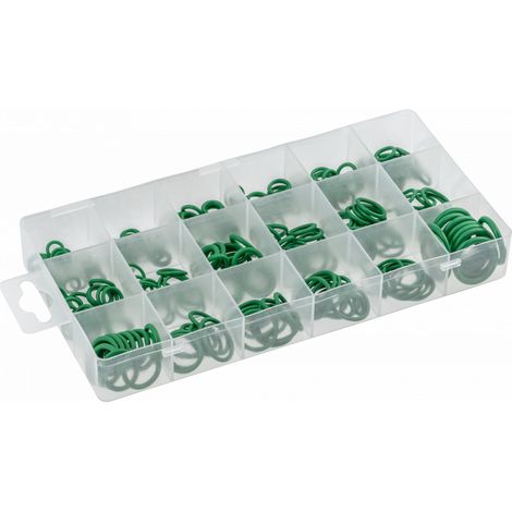 Set de juntas tóricas de goma Hogert HT8G508, 270 piezas, sellado eficiente, múltiples tamaños, ideal para fontanería y automoción