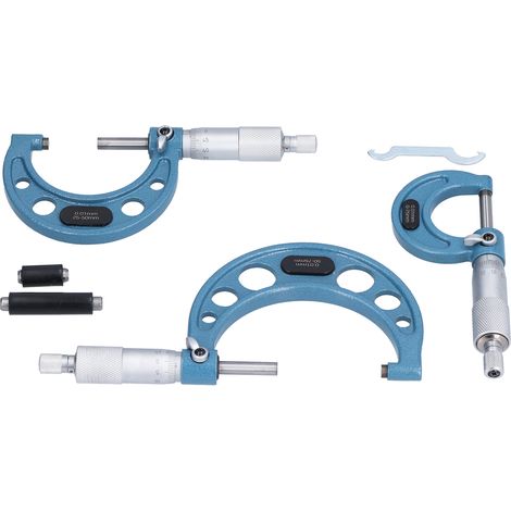 Micromètre extérieur de précision en acier à roulement, outil de mesure pour pièces, résolution 0,01 mm (1/5)