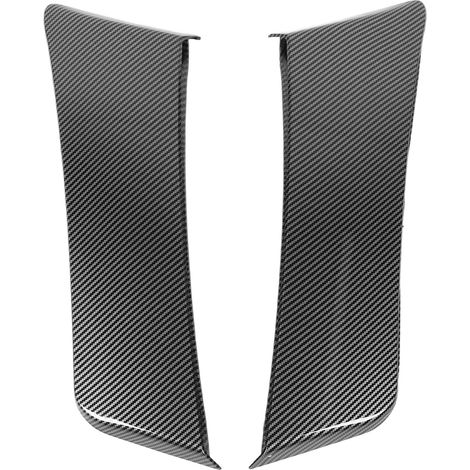 Panneau de garde-boue arrière écopes latérales évents style fibre de carbone structure stable anti-rayures pour véhicule (1/5)