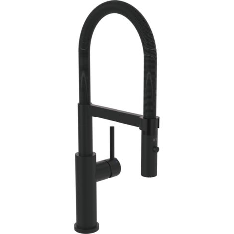 Grifo de cocina semiprofesional VILLEROY & BOCH Steel Expert 2.0, negro mate (1/5)