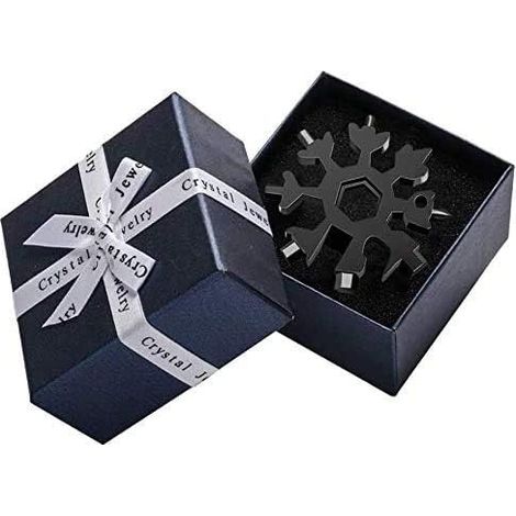 Clé multi-outils 18-en-1 inox noir tournevis, pour réparation (1/4)