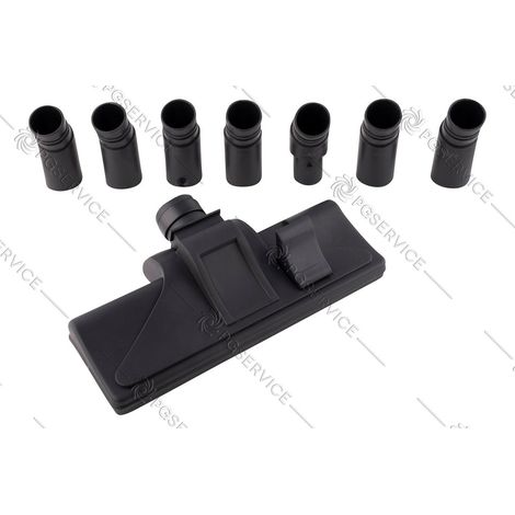 Spazzola universale + ruote + 7 raccordi per aspirapolvere Philips Hoover Polti (1/2)