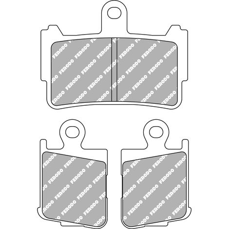 Plaquette de frein Métal Fritté Sinter Grip Road - R90 (1/2)
