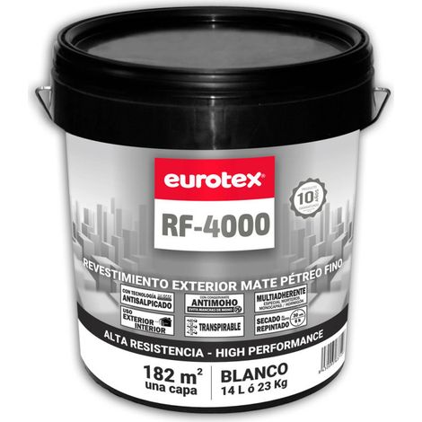 Pittura bianca per esterni 14 L / 23 kg RF4000 Rivestimento opaco per esterni Pittura per facciate Pittura per pareti (1/5)