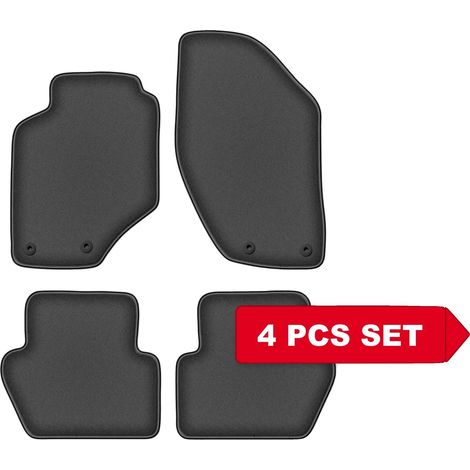 Alfombrillas para coche, ajuste a medida, material resistente, gris oscuro. (1/5)