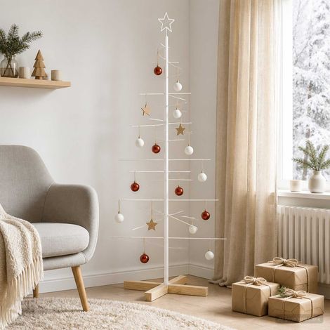 vidaXL Árbol de Navidad de metal con soporte KUOPIO 150 cm Acero (1/5)