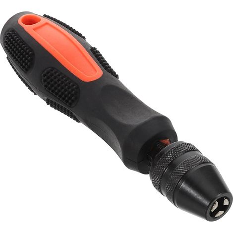 Perceuse Manuelle de Précision en Acier, Mandrin 0, 5-8mm, Noir Perceuse à Main de Précision, Outil de Modélisation, Manivelle Manuelle pour Travail Précis (1/5)