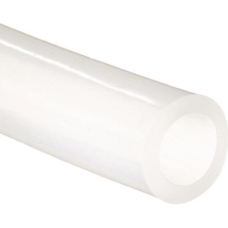 Silikonschlauch Innen-Ø 6 mm Außen-Ø 10 mm Länge 25 m transparent Wandstärke 2 mm