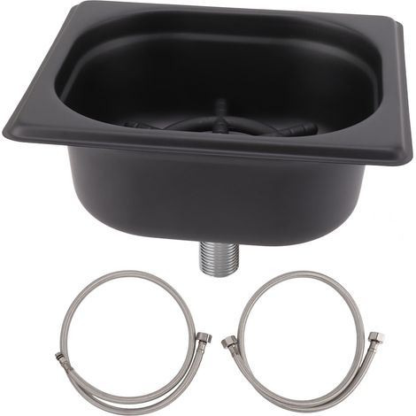 Lave-verres puissant en acier inoxydable pour robinet d'évier, idéal cuisine et bar - Utilisation à une main (1/4)