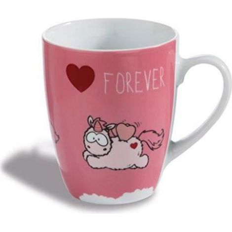 Tasse - Porcelaine - Licorne Merry Heart - Pour Enfants - Intérieur - 8 x 10 cm