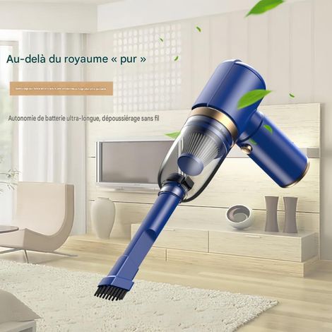 Aspirateur à main sans fil 2 en 1 souffleur et aspirant, 6000Pa, aspirateur portable voiture et maison (1/5)
