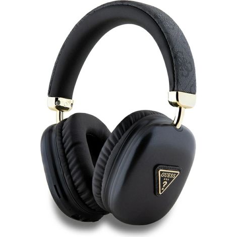 Cuffie circumaurali Guess con logo triangolare - Nere (1/5)
