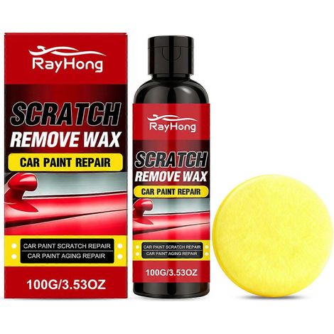 Kit de restauration de peinture automobile pour rayures profondes, éliminateur de tourbillons, composé de réparation pour vernis transparent, polish pour voiture (1 pièce) (1/5)
