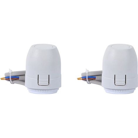 Geeignet für 2X Heizungsventile, NC AC 230V elektrische thermische Stellantriebsverteiler, die in Heizungsthermostaten verwendet werden.