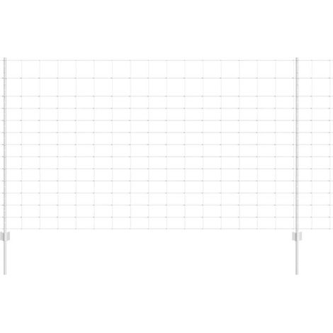 Maison Exclusive - Wildzaun mit Pfosten 25 x 1,4 m (B x H) Feuerv