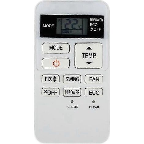 Télécommande de climatiseur Toshiba RAS-07BKV-E RAS-077SKV-E6 RAS-107SKV-E6 RAS-137SKV-E6 RBC-ASX11E-C kns (1/5)