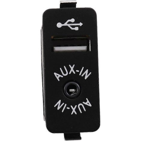 Branchement USB AUX Prise Switch pour BMW E60 E61 E63 E64 E81 E82 E84 E87 - Connecteur d'entrée audio USB, adaptateur de câble auxiliaire pour autoradio, prise d'entrée pour voiture.