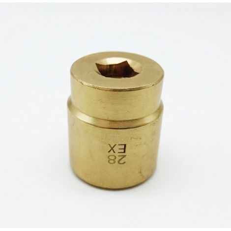 Vaso antichispas, bronce de aluminio, 7 mm, cuadradillo 1/2 pulgada (1/5)