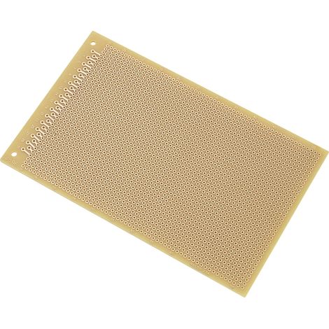 TRU COMPONENTS SU527453 Europlatine Hartpapier (L x B) 16 mm x 10 mm 35 µm Rastermaß 2.54 mm Inhalt (1/2)