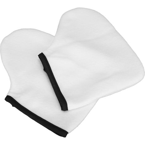 2 pièces Chaussons de Spa en Cire Blanche, Protection Thermique pour Soins des Pieds, Accessoires de Bien-être (1/5)