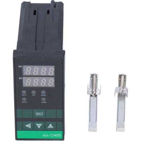Thermostat numérique 0-400°C avec affichage digital, régulateur de température pour chauffage et refroidissement, AC 220V (1/5)