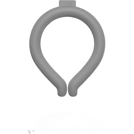Calentador de cuello refrescante de verano con gel refrigerante integrado, reutilizable, apto para actividades al aire libre (gris, 1 unidad, talla L) (1/5)