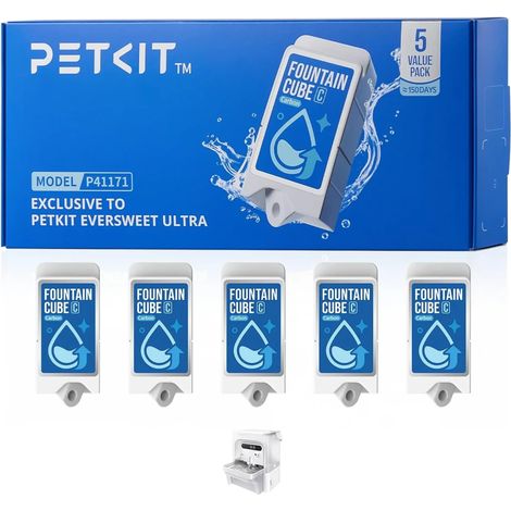 Filtro de repuesto PETKIT Fountain Cube C Pack 5 unidades