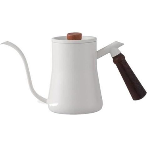 COFFEE POT CafetièRe Lait Moussant Pichet Pichet Col de Cygne Bouilloire Bec Acier Inoxydable Café Thé Lait Pot Bouilloire 600Ml (1/4)