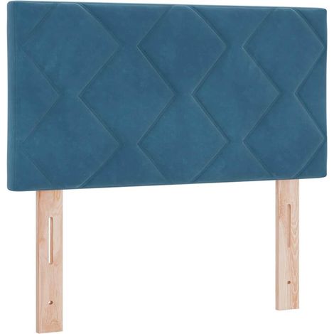 Maison Exclusive - Cabecero LED Azul Oscuro 80 cm Terciopelo